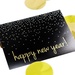 Classic Confetti Happy New Year Greeting Card