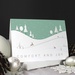 Classic Snow Hills Holiday Card