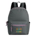 Tri-Color Zipper Backpack