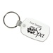 Logo Imprinted Key Fob - 1 Color Imprint