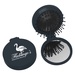 Custom Folding Hair Brush with Mirror 2-In-1 Kit