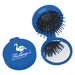 Custom Folding Hair Brush with Mirror 2-In-1 Kit