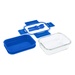 Recycled Double Decker Glass Bento Box