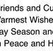 Classic Rejoice Holiday Greeting Card