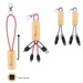 Bamboo Slider Multi-Chargin Cables