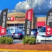13' Streamline Razor Sail Sign Kit (Double-Sided with Ground Spike)