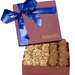 The Chairman Burgundy Gift Box - Almond Butter Crunch & Cashew Caramel Turtles