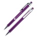 Custom Lavon Matte Color Barrel Pen With Stylus