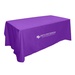 Customized 8' Flat 4 Sided Table Cover