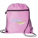 Mesh Pocket Drawstring Bag - Full Color Imprint