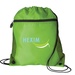 Mesh Pocket Drawstring Bag - Full Color Imprint