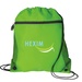 Mesh Pocket Drawstring Bag - Full Color Imprint