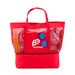 2 In 1 Striped Mesh Beach Bag Cooler