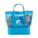 2 In 1 Striped Mesh Beach Bag Cooler