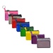 The Rainbow Translucent/ Crystal Clear Zip Pouches w/ Key Ring