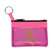 The Rainbow Translucent/ Crystal Clear Zip Pouches w/ Key Ring