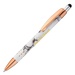 Cambria White Marble Stylus Copper Pen - 24 Hour Rush