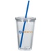 16 oz. Newport Acrylic Tumbler With Colored Straw