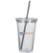 16 oz. Newport Acrylic Tumbler With Colored Straw