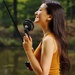 Quiet Breeze Rechargeable Hand Fan with Carabiner
