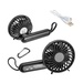 Quiet Breeze Rechargeable Hand Fan with Carabiner