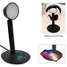 Vanity Light Wireless Charger With Headphone Stand