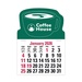 2-Color Stick Up Grid, English (13-Month) Coffee Cup Shape 2026