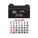 2-Color Stick Up Grid, English (13-Month) Tractor 2026