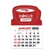 2-Color Stick Up Grid, English (14-Month) Coffee Cup Shape