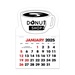 2-Color Stick Up Grid, English (14-Month) Coffee Cup Shape