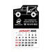 2-Color Stick Up Grid, English (14-Month) Wrecker Shape