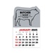 2-Color Stick Up Grid, English (14-Month) Bull