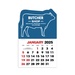 2-Color Stick Up Grid, English (14-Month) Bull