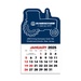 2-Color Stick Up Grid, English (14-Month) Tractor