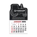 2-Color Stick Up Grid, English (14-Month) Tractor