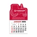 2-Color Stick Up Grid, English (14-Month) Tractor