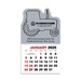 2-Color Stick Up Grid, English (14-Month) Tractor