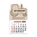 2-Color Stick Up Grid, English (14-Month) Tractor