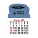 2-Color Stick Up Grid, English (13-Month) Coffee Cup Shape 2026