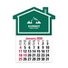 2-Color Stick Up Grid, English (13-Month) House Shape 2026