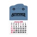 2-Color Stick Up Grid, English (13-Month) Car Shape 2026