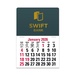 2-Color Stick Up Grid, English (13-Month) Rectangle Shape 2026