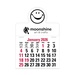 2-Color Stick Up Grid, English (13-Month) Smiley Face Shape 2026