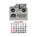 2-Color Stick Up Grid, English (13-Month) Wrecker Shape 2026