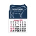 2-Color Stick Up Grid, English (13-Month) Bull 2026