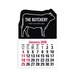 2-Color Stick Up Grid, English (13-Month) Bull 2026