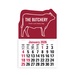 2-Color Stick Up Grid, English (13-Month) Bull 2026