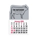 2-Color Stick Up Grid, English (13-Month) Bull 2026