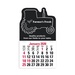 2-Color Stick Up Grid, English (13-Month) Tractor 2026