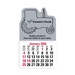 2-Color Stick Up Grid, English (13-Month) Tractor 2026